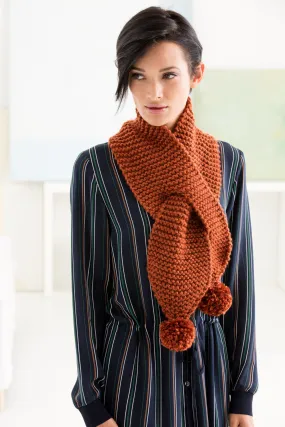 Pom-Pom It Up Scarf (Knit)