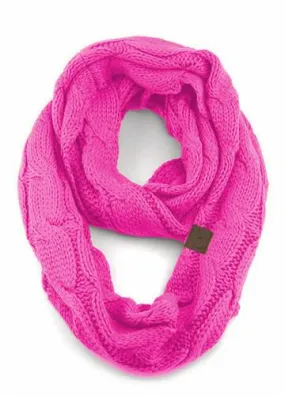 SF-800 New Candy Pink Infinity Scarf