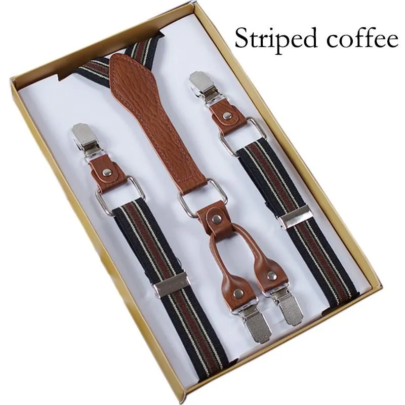 4 Clip Men's Suspenders