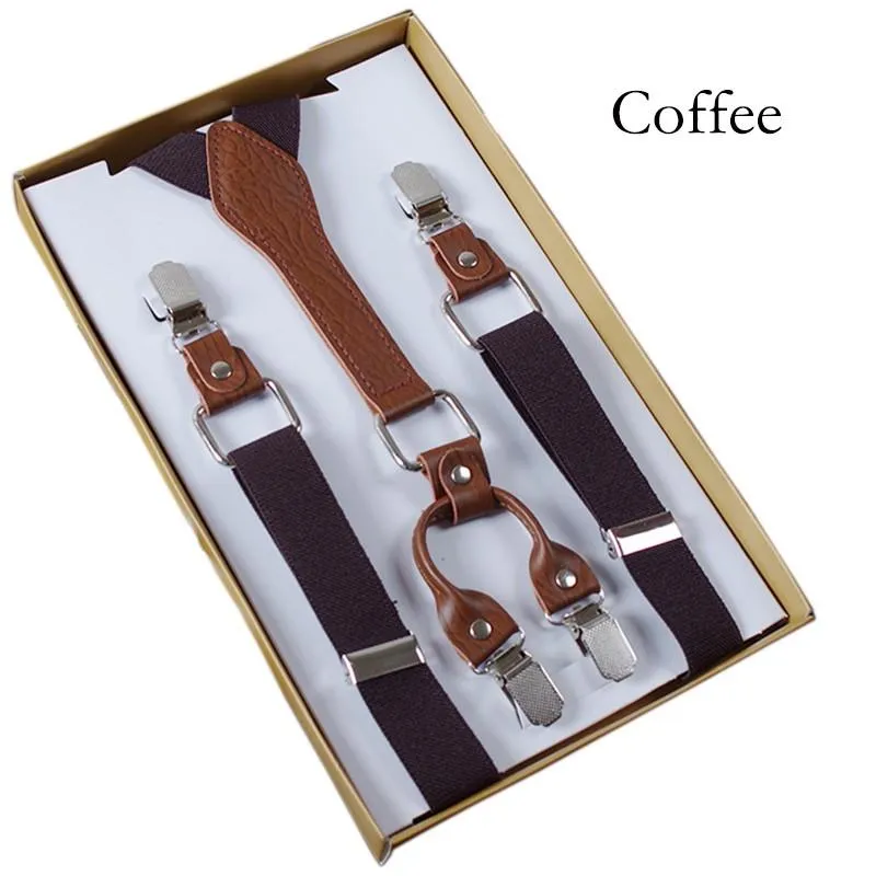 4 Clip Men's Suspenders