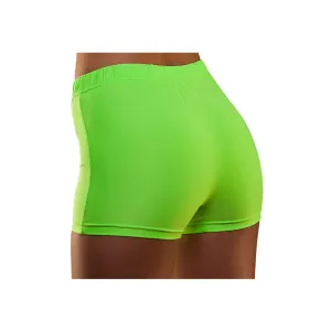 80's Neon Hot Pants Green