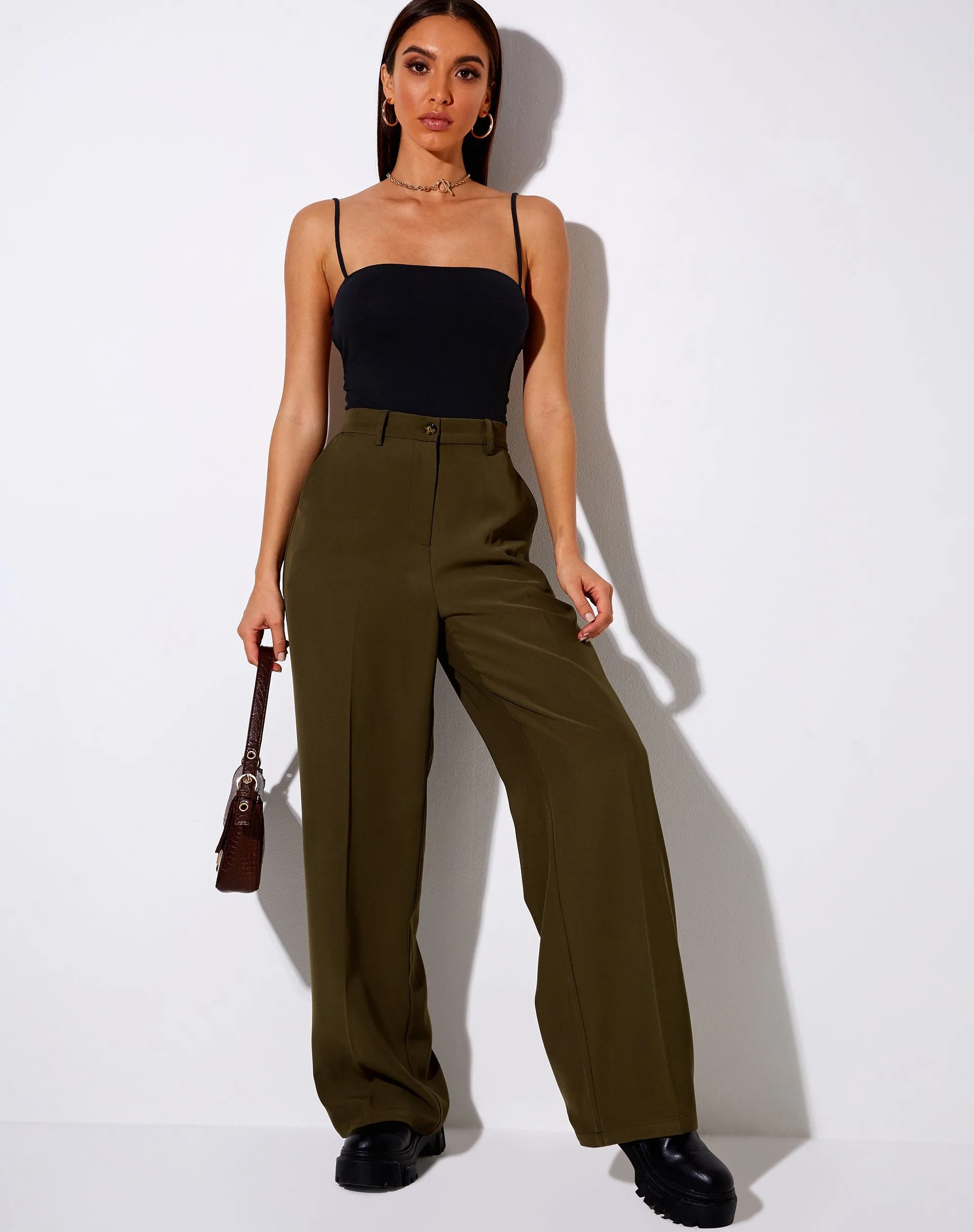 Abba Trouser in Khaki