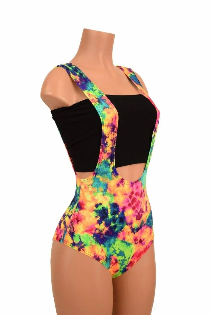 Acid Splash Suspender Romper