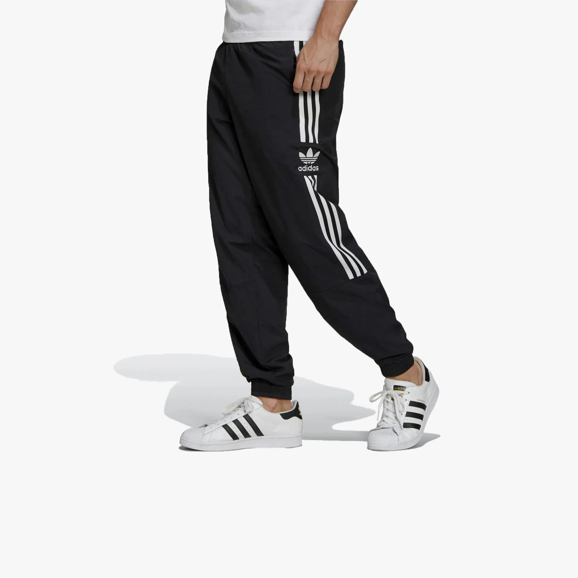 Adidas Originals | ADICOLOR CLASSICS LOCK-UP TREFOIL TRACK PANTS { BLACK