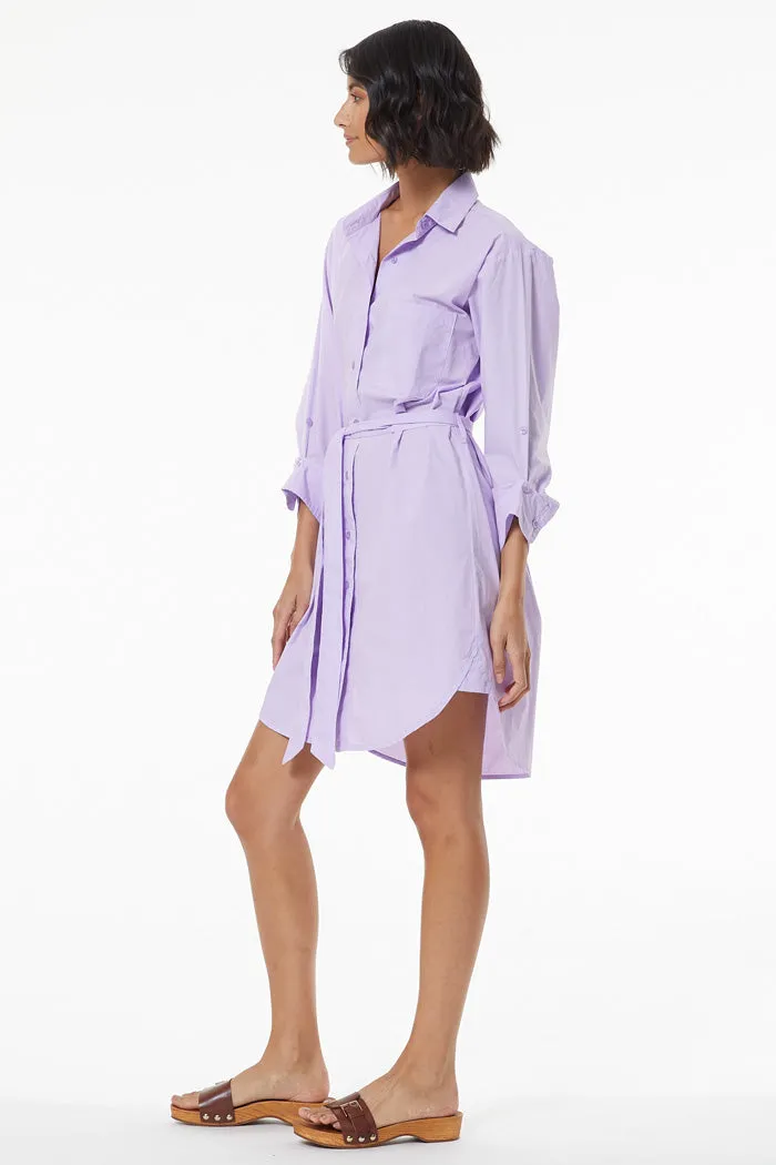 Alisa Shirt Dress // Digital Lavender ~ NO RETURNS