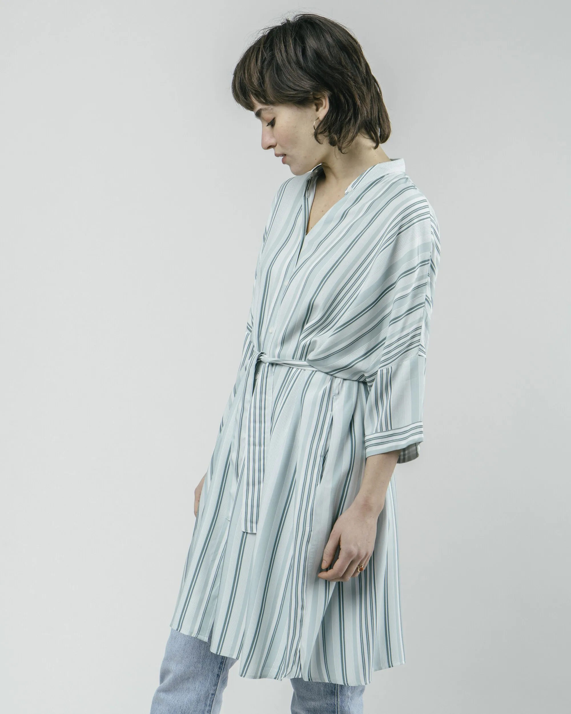 Aqua Promenade Oversized Dress