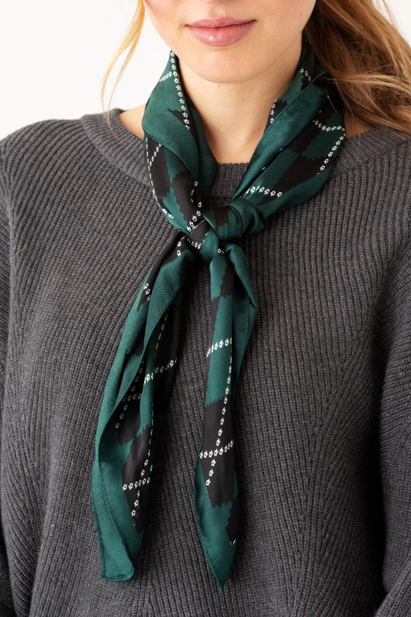 Argyle Star Print Fashion Scarf