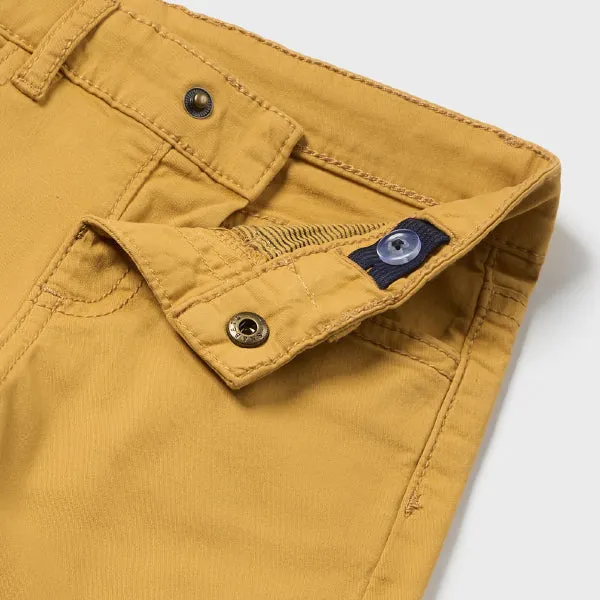 BABY BOY MUSTARD SLIM FIT TROUSER