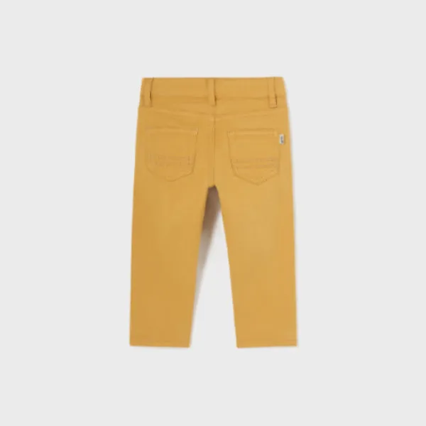 BABY BOY MUSTARD SLIM FIT TROUSER