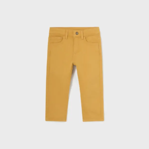 BABY BOY MUSTARD SLIM FIT TROUSER