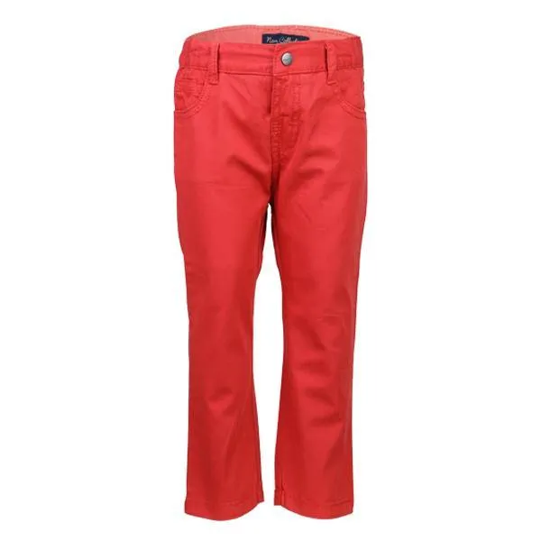 BABY BOYS 5 POCKETS TWILL TROUSERS - RED