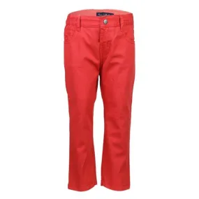 BABY BOYS 5 POCKETS TWILL TROUSERS - RED