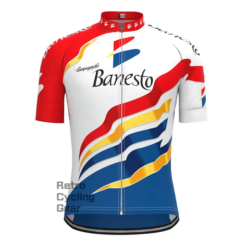 Banesto colourful Retro Long Sleeve Cycling Kit