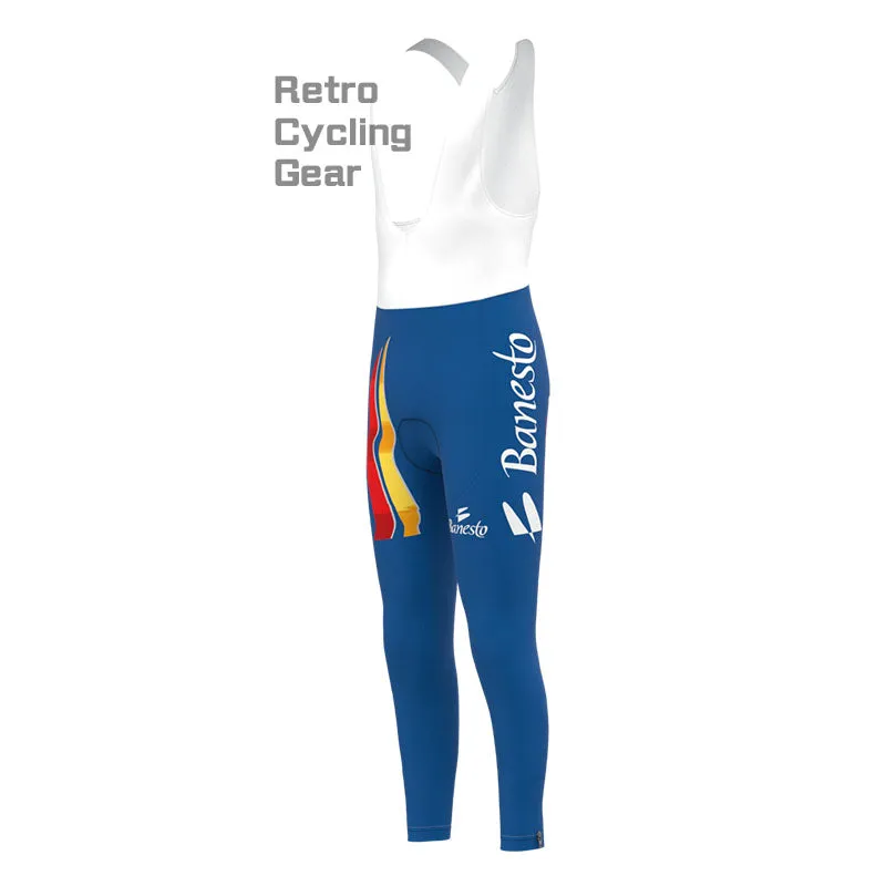 Banesto colourful Retro Long Sleeve Cycling Kit