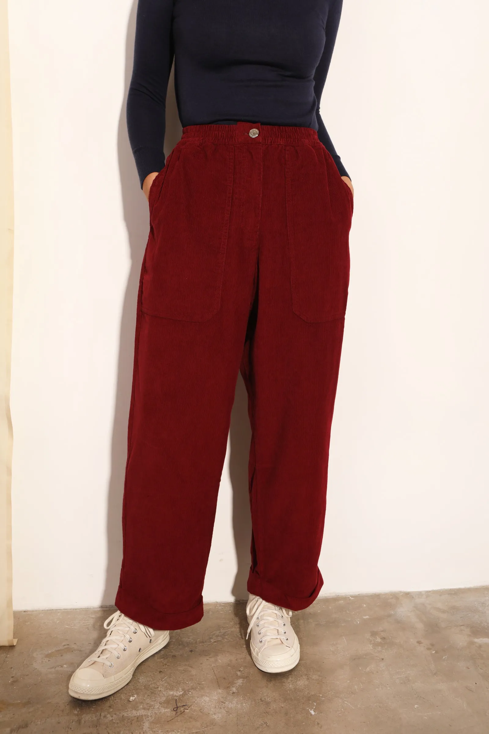 Beckett Trouser Burgundy