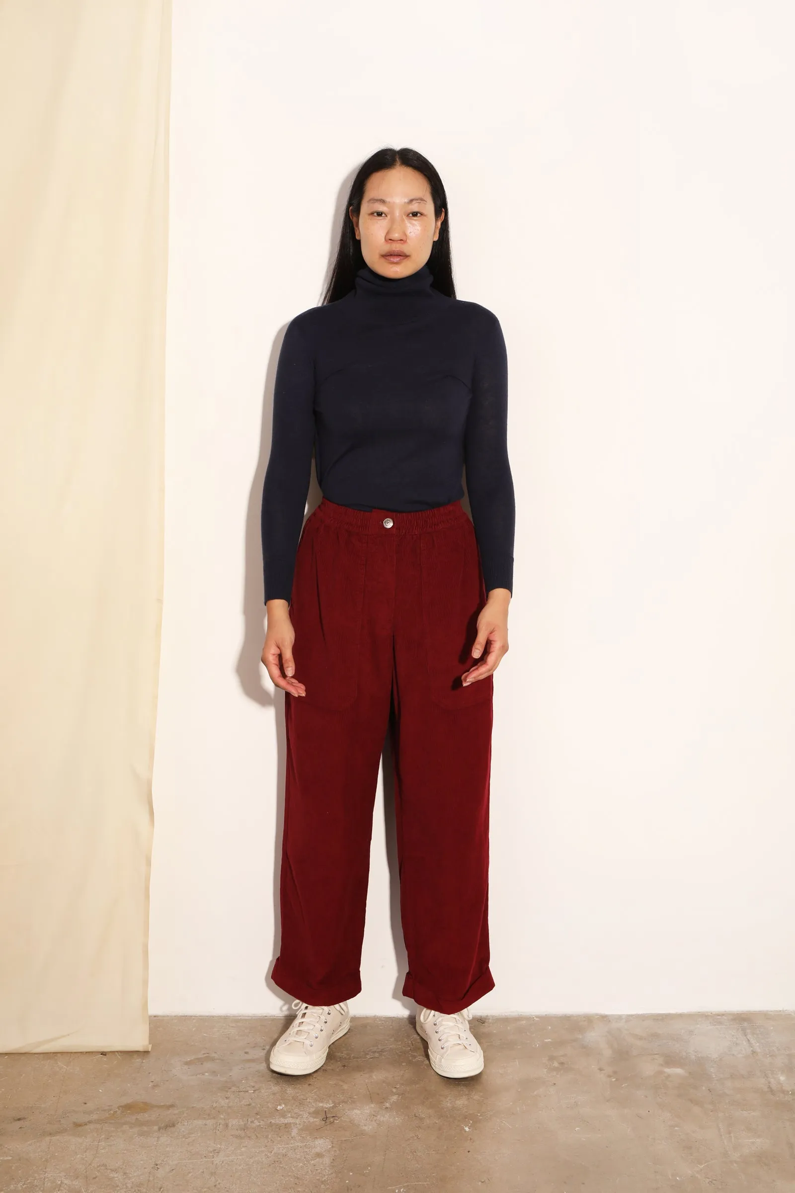 Beckett Trouser Burgundy