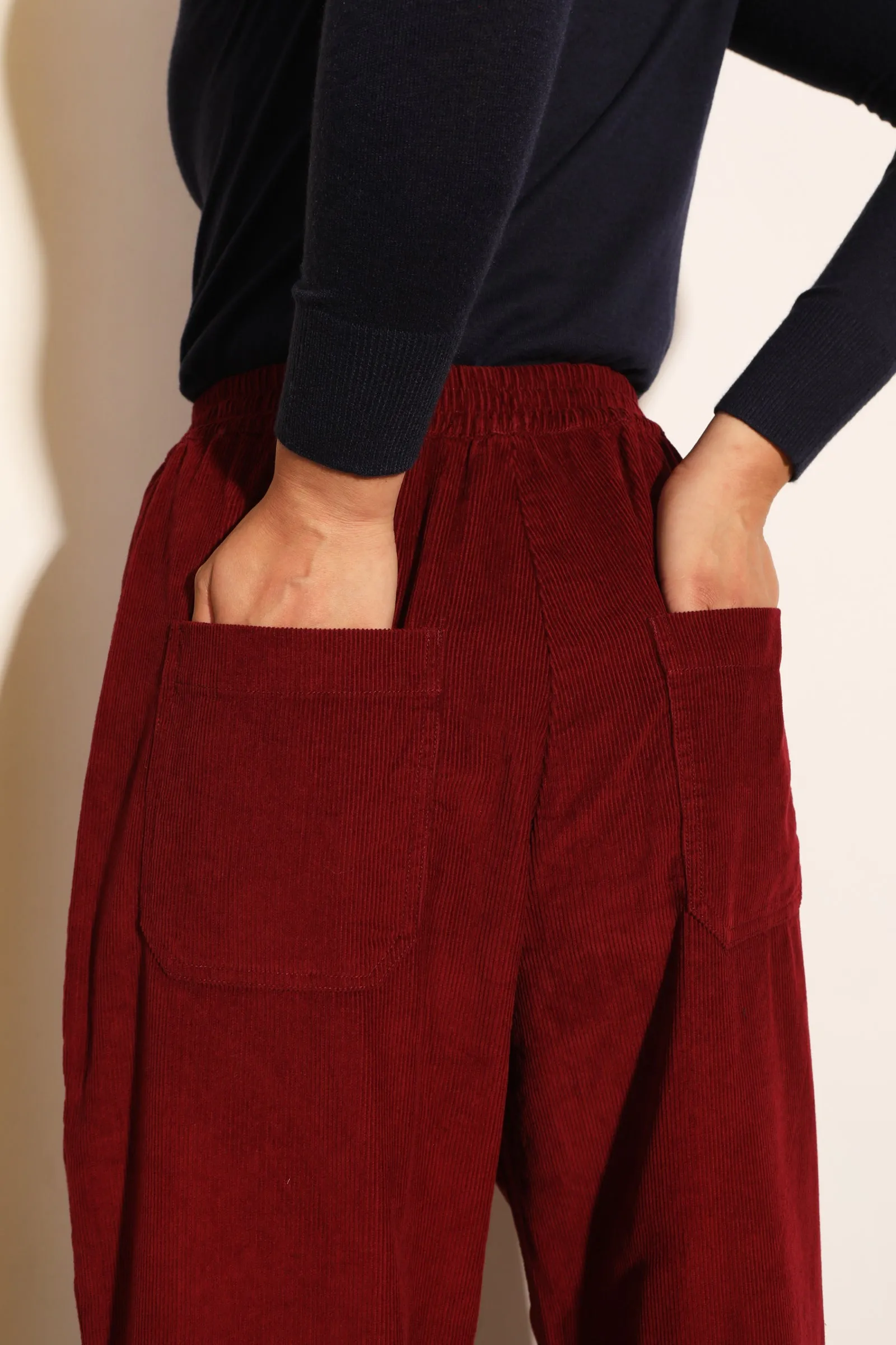 Beckett Trouser Burgundy