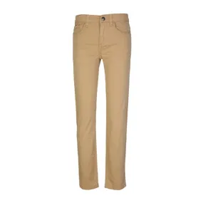 BEIGE BASIC TROUSERS FOR BOYS