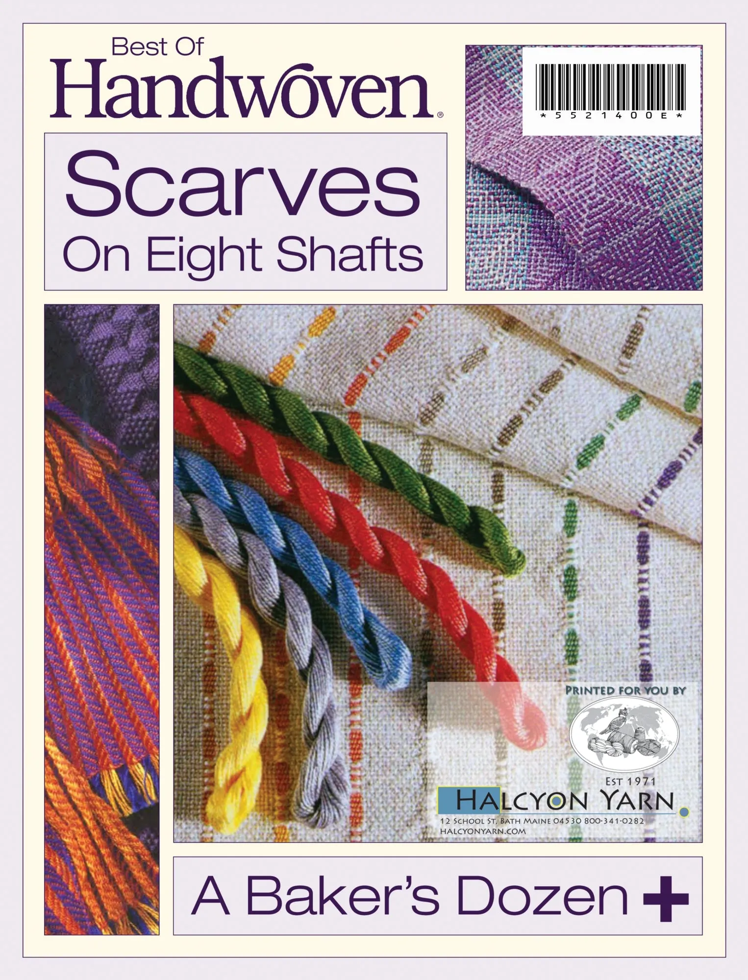 Best of Handwoven, Scarves on Eight Shafts eBook (Printed version)