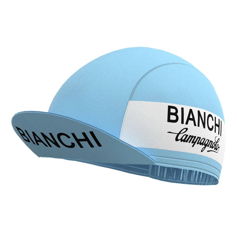 Bianchi Blue Retro Long Sleeve Cycling Kit