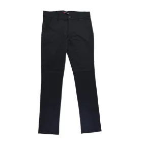 BLACK BASIC LONG TROUSERS