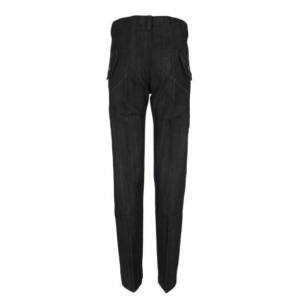 BOYS BLACK DENIM TROUSER