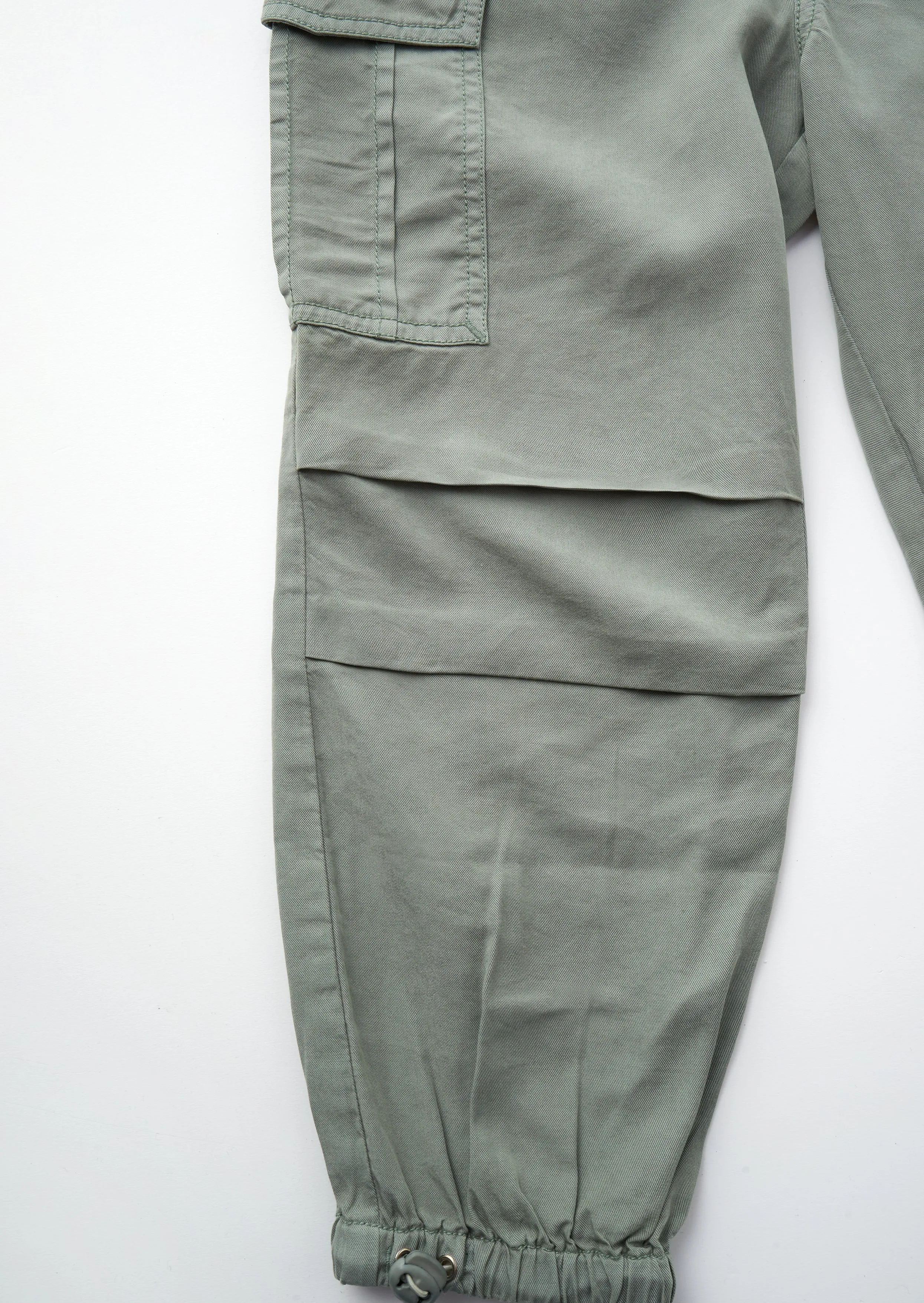 Carrie Green Parachute Cargo Trousers