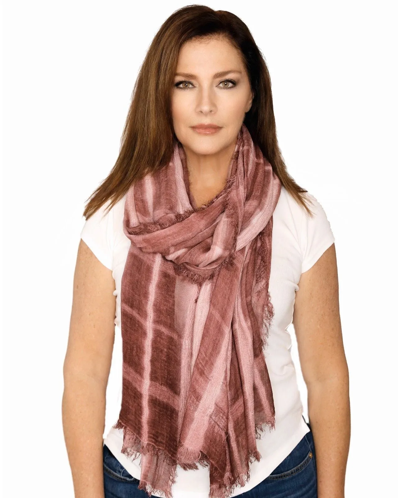 Casaba Womens Cotton Classy Sheer Scarves Scarf Shawls Light Wrap