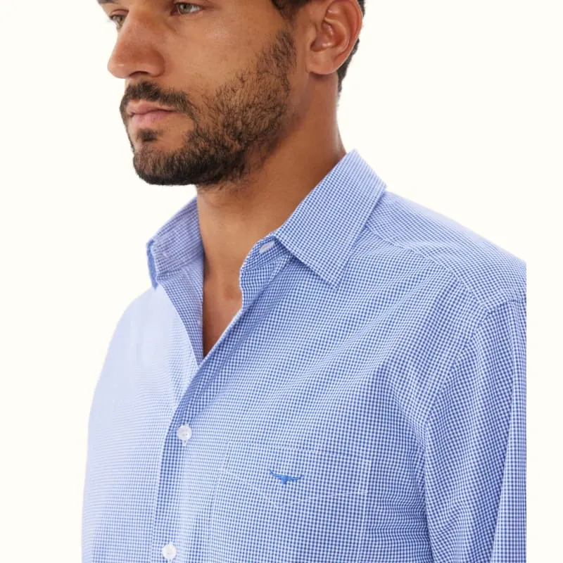 Coalcliff Shirt - Cotton Poplin - Blue