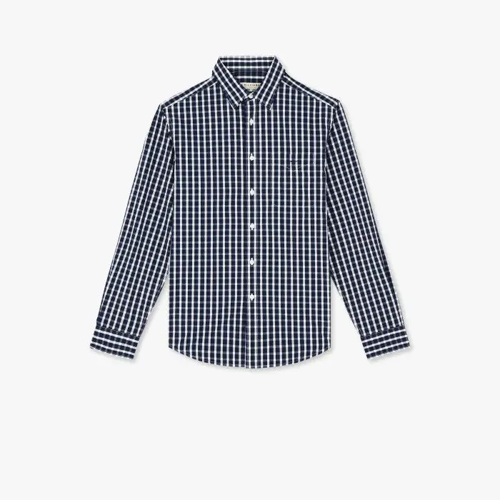 Collins Shirt - Check - Blue & White