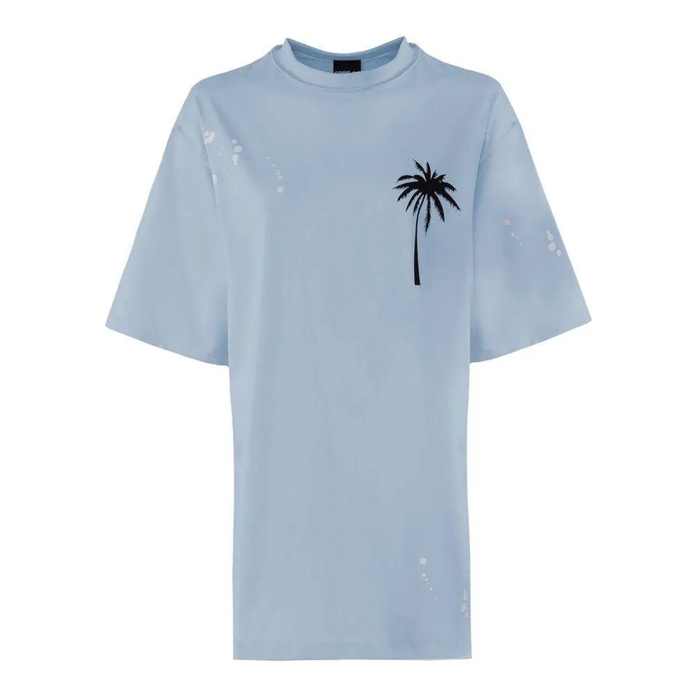 Comme Des Fuckdown Light Blue Cotton Women Dress