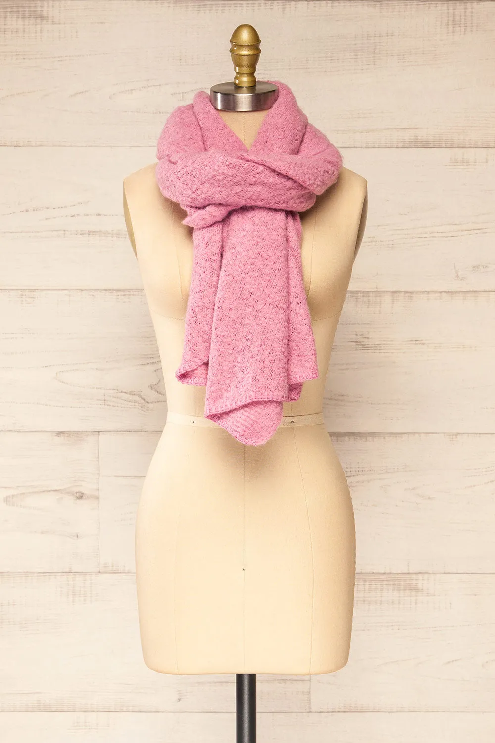 Cordova Pink | Soft Knit Scarf