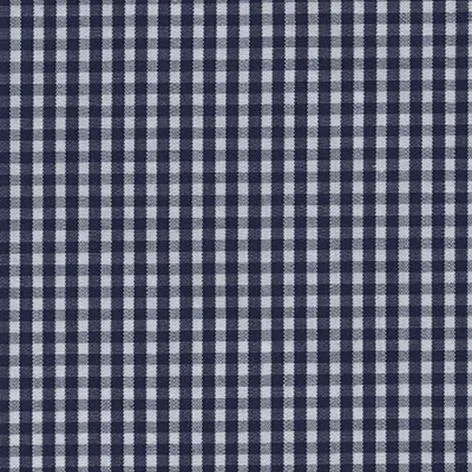 Dark Navy and White Mini Check Classic Custom Shirt 100c 70*70 Sal195a