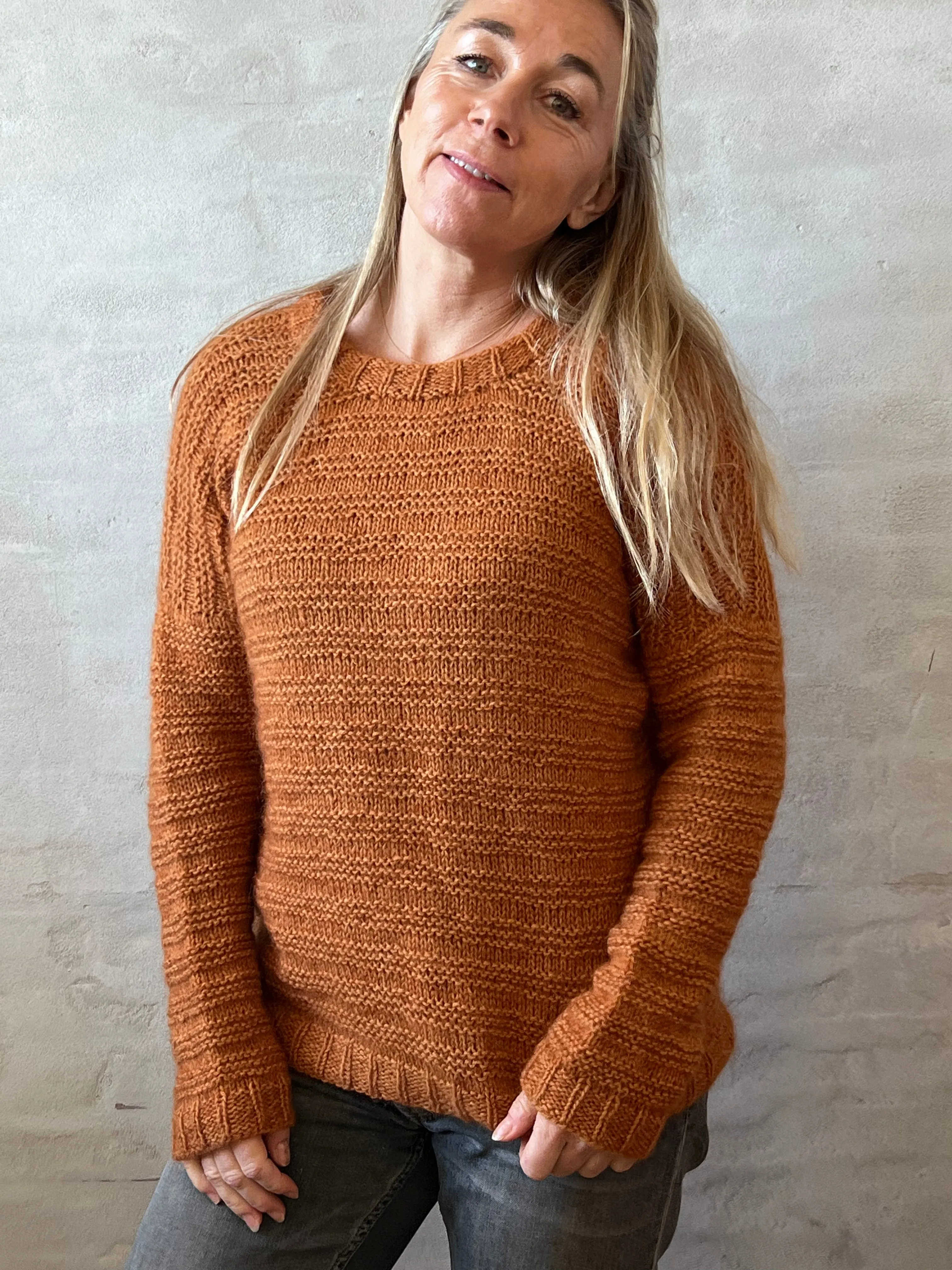 Dora sweater by Önling, No 2   silk mohair knitting kit