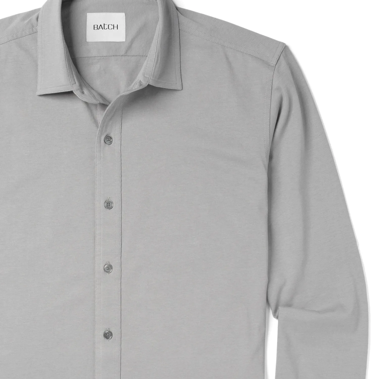 Essential T-Shirt Shirt - Cement Gray Cotton Jersey