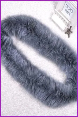 Fox Fur Big Collars Scarf Stole