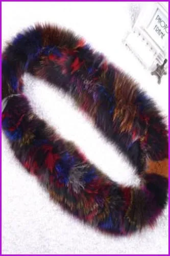 Fox Fur Big Collars Scarf Stole