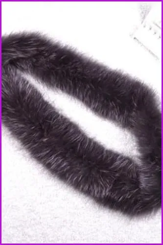 Fox Fur Big Collars Scarf Stole