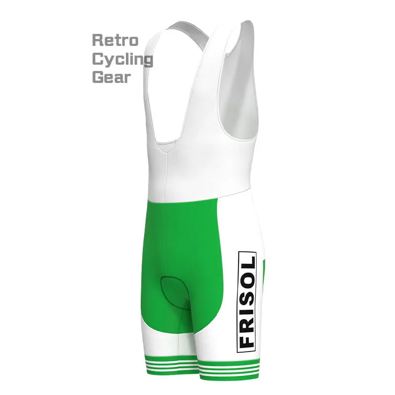 Frisol Orange Retro Long Sleeve Cycling Kit