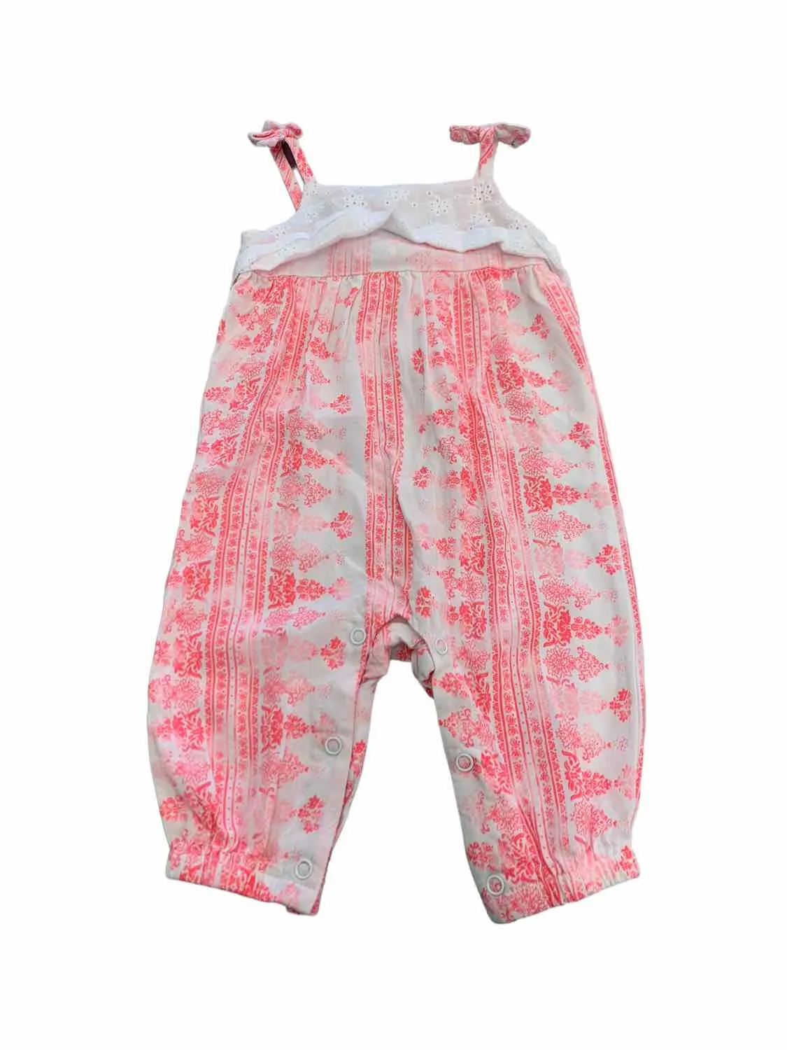 Girls Child Size 3-6 Months Daisy Fuentes* neon print Rompers