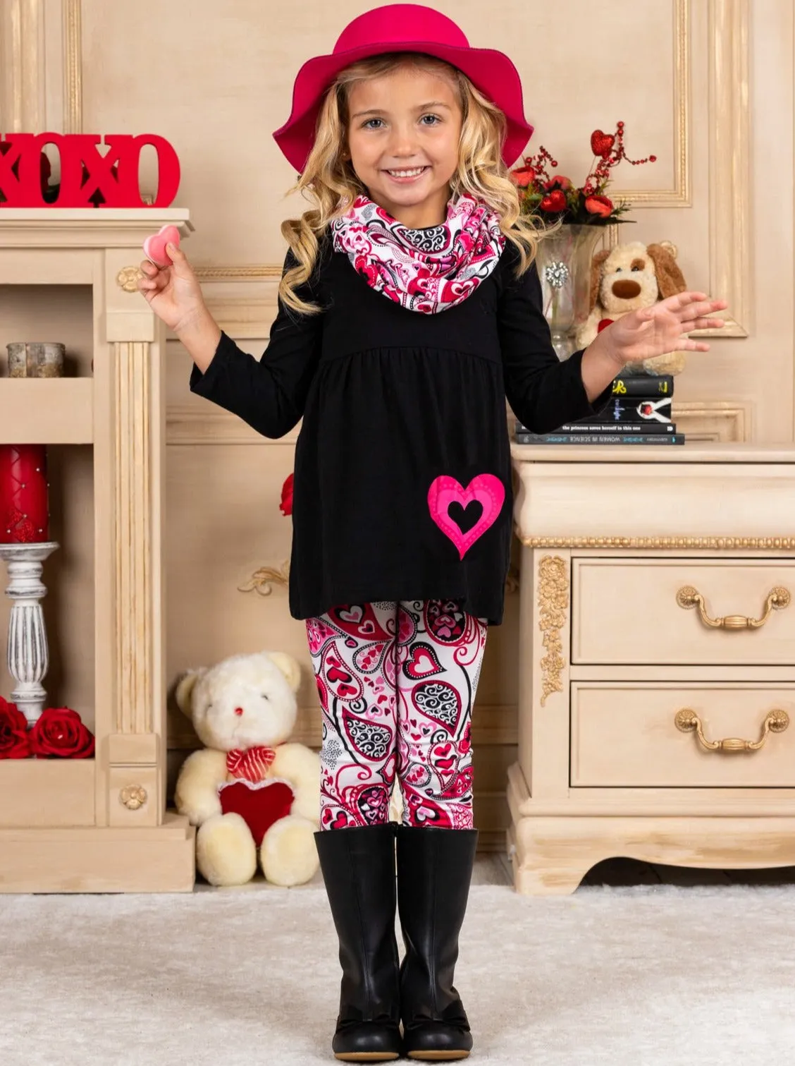 Girls Makes My Day tunic and Legging Set