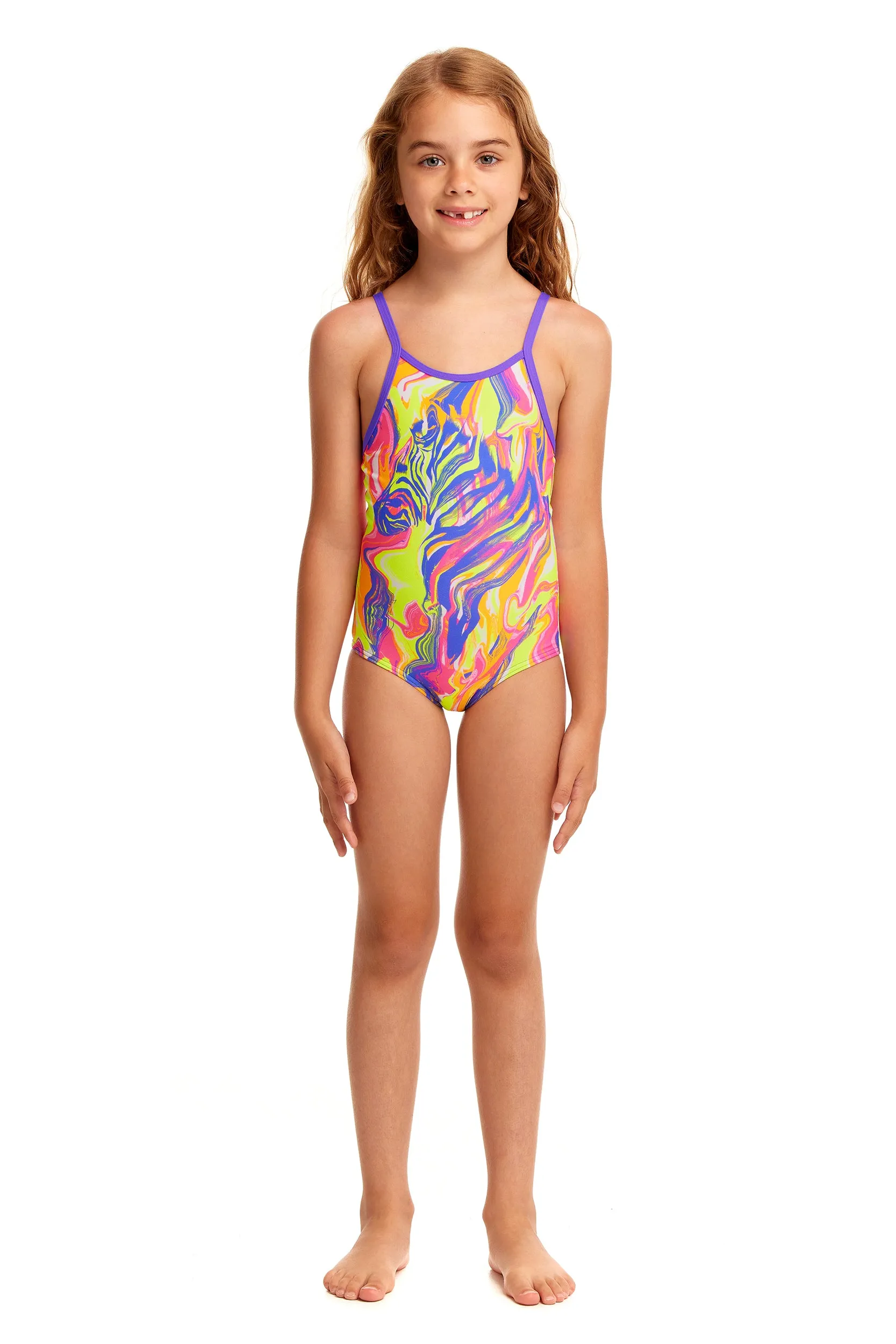 Girl's Printed One Piece | Run Wild