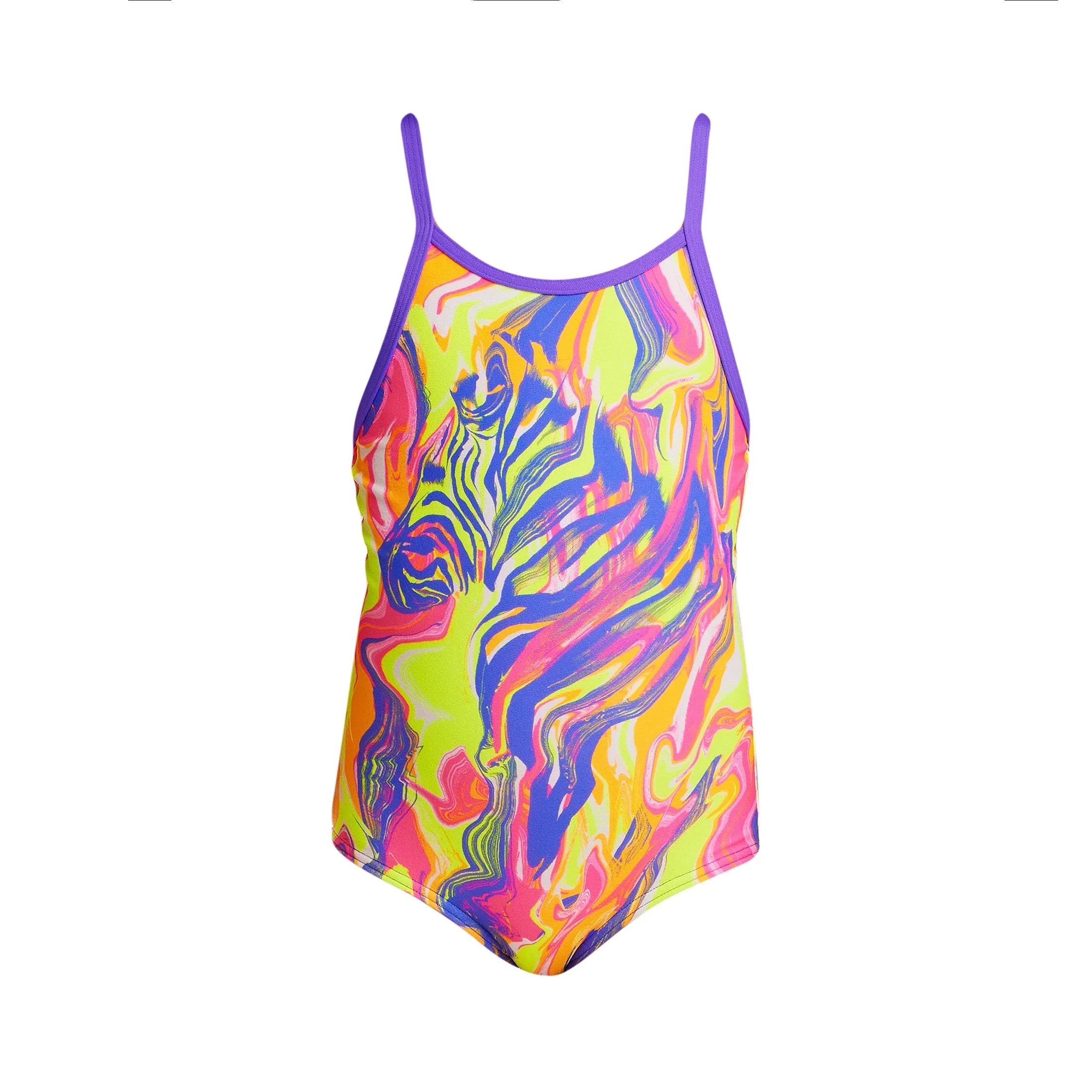 Girl's Printed One Piece | Run Wild