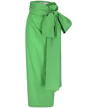 Green Bernard Bow Skirt