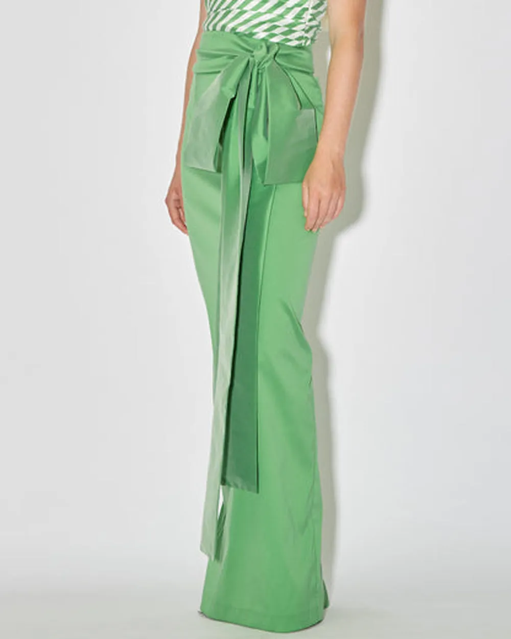 Green Bernard Bow Skirt