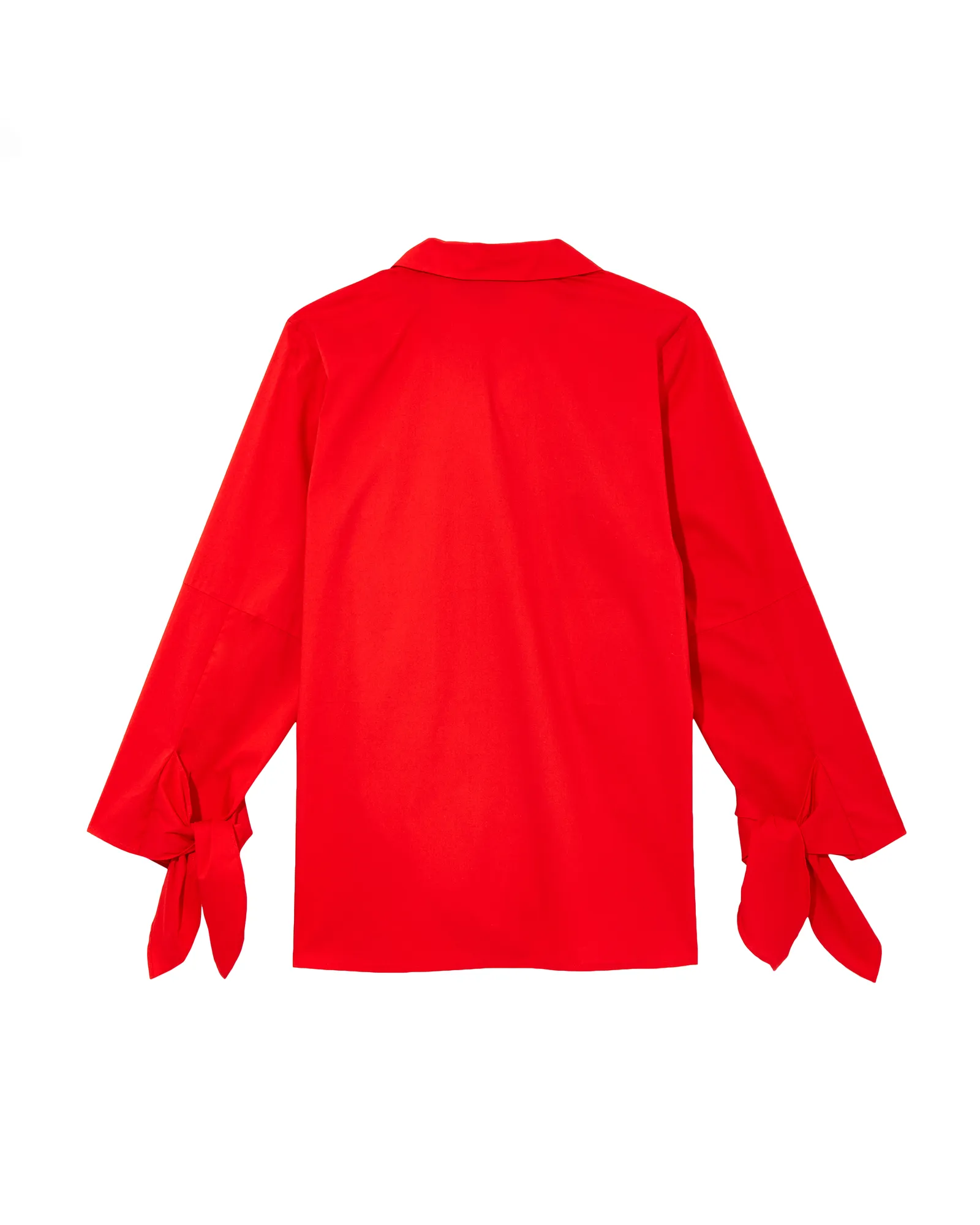 Hannah Tie Sleeve Top | Red