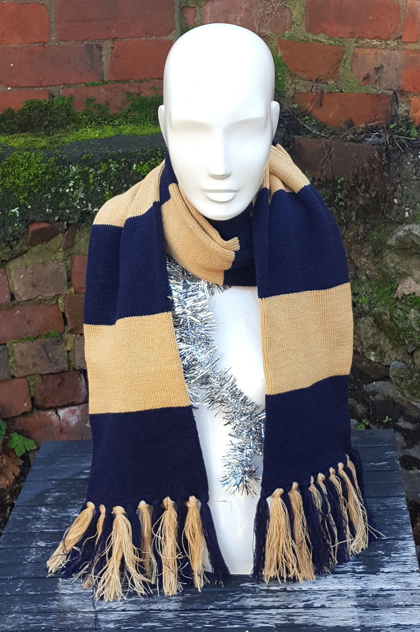 Harry Potter inspired scarf, LIGHT Ravenclaw style year 1 onwards