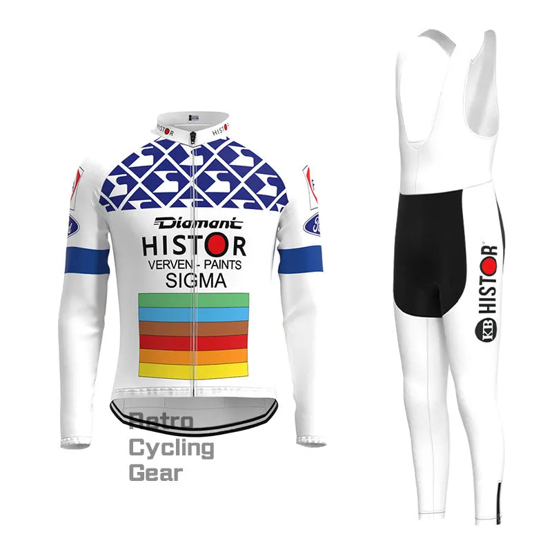 HISTOR Retro Long Sleeve Cycling Kit