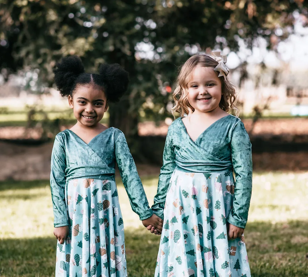 Holiday Hedgehogs Dress