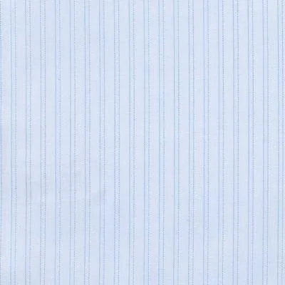 Ice Blue Ground with Double Blue Fine Stripes Classic Custom Shirt 100C 120/2*50 Sas727a